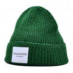 Custom Knit Cuffed Acrylic Slouchy Beanie Hats Fisherman Skull Hats Winter Cap