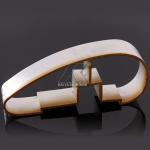 Ajustable Aluminium Handrail Profiles OEM Customize Length Light Wood Grain Finish for sale