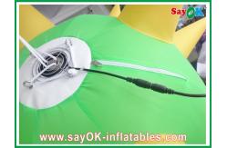 China Air Blower Inflatable Lighting Decoration Modern Green and Yellow supplier