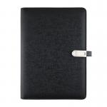 PU Leather B5 Wireless Charging Notebooks With Magnetic Flap Multifunctional