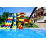OEM Commercial Water Amusement Park Ride Fiberglass Tube Spiral Slide Set For Sale for sale