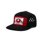 Waterproof Laser Cut Drilled Hole 5 Panel Camper Hat Lightweight Nylon Running Mesh Cap for sale