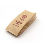 Strong Bottom Brown Paper Bread Bag With 8 Color Flexo Printing Waterbased Ink Printing for sale