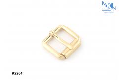 China Shiny  Shoe Strap Buckles / Belt Small Roller Buckle Polished With Hanging Plating supplier