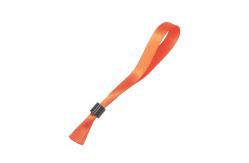 China RFID Woven Cloth Wristbands Printing Fabric Bracelets With Plastic Clasp supplier