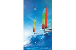 China Eco - Friendly Material 3D Lenticular Card Round / Square Shape Support Printing Service supplier