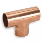 ANSI B16.9 Copper Nickel Equal Tee C70600 Butt Weld Pipe Fittings For Buildings for sale