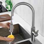 Touch Sensor SUS304 Pull Out Kitchen Faucet Smart Touch Kitchen Tap for sale