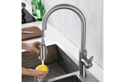 China Touch Sensor SUS304 Pull Out Kitchen Faucet Smart Touch Kitchen Tap supplier