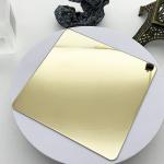 4X8’304 Stainless Steel Sheets Thickness 1mm Champagne Gold for sale