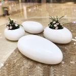 Lightweight Fiberglass Resin Furniture Bench Table Sets In Customized Design for sale