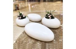 China Lightweight Fiberglass Resin Furniture Bench Table Sets In Customized Design supplier
