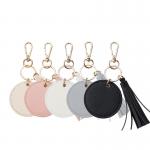 Custom Leather Tassel Keychain 2D All Kinds Shapes Die Casting for sale