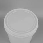 Customized Plastic Paint Bucket 5L/Litre PP Pail White Round Plastic Barrel
