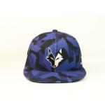 OEM/ODM Embroidery Flat Brim Snapback Hats , Colored 6 Panel Snapbacks Hat for sale