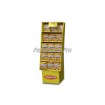 Eco Friendly Paper 5 Shelves Side Wing Display Free Standing Easy Assembly for sale