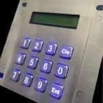 Metal Usb Numeric Keypad With Display , LED Backlit Wired Numeric Keypad