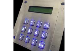 China Metal Usb Numeric Keypad With Display , LED Backlit Wired Numeric Keypad supplier
