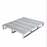 Warehouse Rack Zinc Plated 2000kg Heavy Duty Steel Pallet for sale