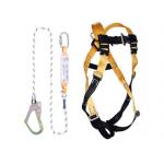 Fall Suspension Safety Harness Belt , Yellow Harness Belt Construction for sale