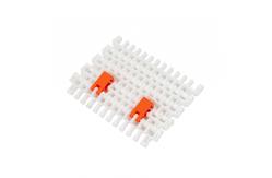 China                  Plastic Radius Solid Top with Tab Modular Belt              supplier