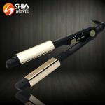 Titanium flat iron newest design 2 in 1 hair straightener flat iron in china market for sale
