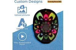China Programmable Smart LED Face Mask With 2000 MAh Battery App Control supplier