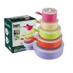 Home Microwave Oven Accessories , Microwave Bowls For Cooking With Lids for sale