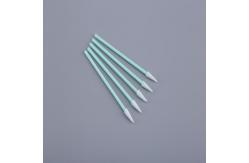China Cleaning Foam Swab With Pointed Head And PP Stick For Cleanroom supplier