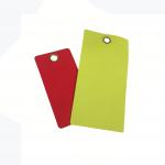 Colorful Printed Custom Plastic Safety Tags for Workplace Visibility for sale