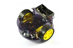 China Remote Control Car Parts 2 Wheel Chassis Robot Acrylic Body supplier
