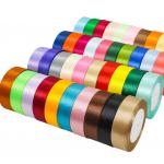Gift Wrapping Polyester Satin Ribbon For Flower Packing Holiday Gift Box Ribbon for sale