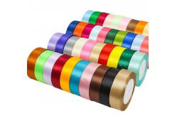 China Gift Wrapping Polyester Satin Ribbon For Flower Packing Holiday Gift Box Ribbon supplier