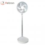 Customized USB Recargable Folding Floor Fan Foldaway Telescopic Pedestal Fan for sale