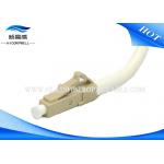 Optic 45 Degree Boot MM LC Quick Connector , Duplex Fiber Cable Connectors for sale