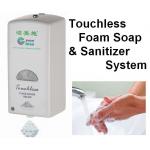 Automatic Commercial Foaming Hand Soap Dispenser 1000ml Wall Mount Installation for sale