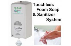 China Automatic Commercial Foaming Hand Soap Dispenser 1000ml Wall Mount Installation supplier