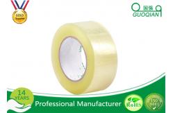 China Clear Yellowish Bopp Packing Tape Strong Water Glue Bopp Adhesive Tape Easy Tear supplier