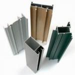 Extruded T6 6061 Aluminium Profiles , Fluorocarbon Powder Spray Coated Profiles Extrusion for sale