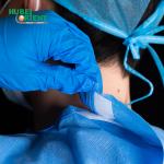AAMI PB70 Level 3 Knitted Cuffs SSMMS Disposable Surgical Gown FDA Standard