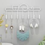 Door Or Wall Mount Mop And Broom Holder White Metal Steel for sale