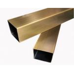 Golden Hairline 201 304 Rectangular Square Tubes ASTM A554 for sale