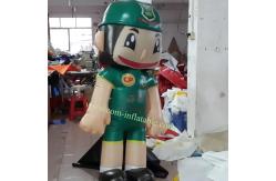 China Inflatable green robot model carton supplier