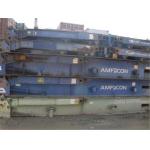 International Standards Used Flat Rack Containers 20gp Steel Dry Cargo Container for sale