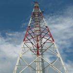 Frame Structure Bolt Ladder 4 Leg Tower Lattice 5-200M Height for sale