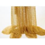 Chain Mail Weave Round Rings Metal Mesh Curtain Interior Design For Light Partitioning for sale