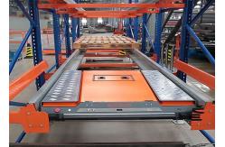 China Durable Radio Shuttle Racking System Dynamic Steel Metal Pallet Rack Storage supplier