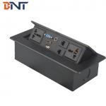 Office Furniture Desktop Power Sockets Pop Up With 30cm Connected Wires
