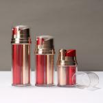 2 X 10ml Plastic Lotion Pump Double Tube Vacuum Pump Bottle Cosmetic for sale