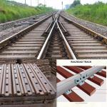 50kg/M Fishplate Rail Joint QU120 QU100 Specification Carbon Steel Material
